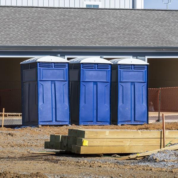 Heavy-duty construction site porta potty in Martinez, California